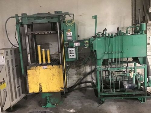 Lawton 200 Ton Up-Acting 4-Post Hydraulic Press