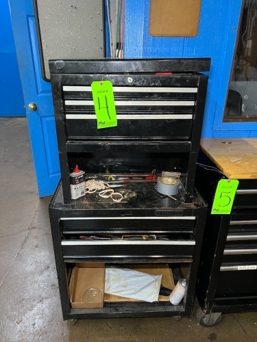 Craftsman Rolling Multi-Drawer Tool Box, with Assorted Hand Tools