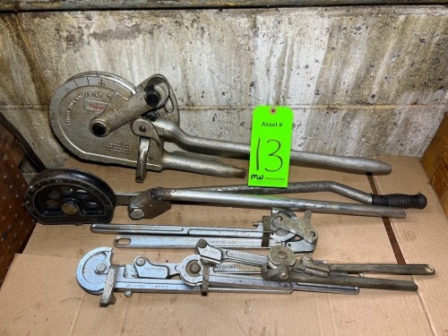 (6) Various Size Pipe Benders