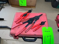 (1) Set of Various Size Ring Pliers