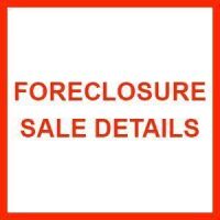 Foreclosure Sale / Secure Creditor Details
