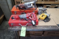Assorted Electric Power Tools