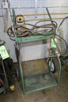 Dual Tank Torch Cart with Hose, Pressure Regulators and Torch
