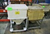 Lot of (2) Plastic Rolling Material Bins