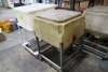 Lot of (2) Plastic Rolling Material Bins - 2