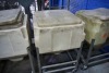 Lot of (4) Plastic Rolling Material Bins - 2