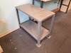 Lot of (2) Steel Shelving Units & Steel Stand - 2