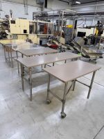 Lot of (5) Worktables