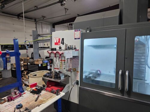 Haas VF-4 CNC Vertical Machining Center, New in 2023 - Located in Ottawa, OH