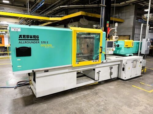 Arburg 220 Ton All Electric Injection Molding Press, New in 2017