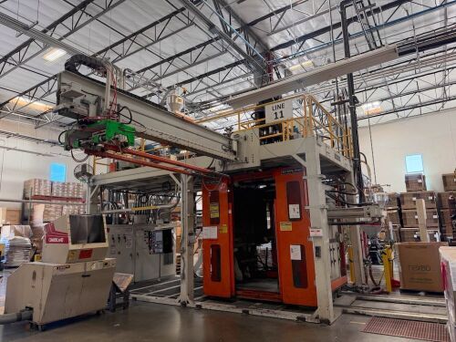 Sterling 20 lb. Single Head Accumulator Blow Molder