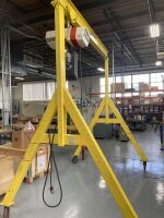 Spanco 2-Ton A-Frame Gantry Crane, Located in Elk Grove Village, IL
