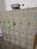 Republic Storage Systems Lot of Tan 2-Tier Employee Lockers