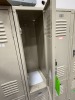 Republic Storage Systems Lot of Tan 2-Tier Employee Lockers - 2