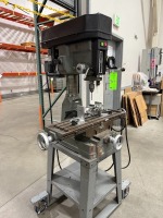 Dayton 1.5 HP Floor Drill Presses w/Cross-Slide Tables