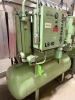 Sullair Rotary Screw Air Compressor, Tank Mounted