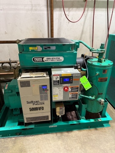 Sullivan Palatek 50 HP Rotary Screw Air Compressor