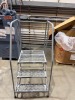 Uline Lot of (3) Rolling Step Ladders
