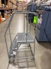 Uline Lot of (3) Rolling Step Ladders - 2