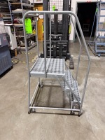 Uline Lot of (3) Rolling Step Stands