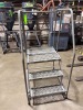 Uline Lot of (3) Rolling Step Stands - 2