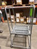 Uline Lot of (3) Rolling Step Stands - 3