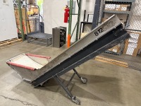 Portable Incline Cleated Belt Conveyor