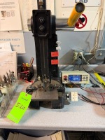 No. 3 Manual Arbor Press w/Hioki RM3544-01 Resistance Meter