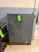 2-Door Steel Pigeon-Hole Parts Cabinet w/Contents