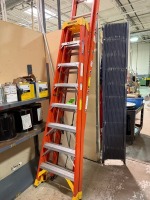 Werner Lot of (2) Fiberglass Ladders