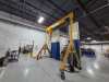 Spanco 10 Ton Portable A-Frame Gantry Crane w/(2) 5 Ton Hoists