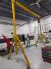 Spanco 1 Ton Portable A-Frame Gantry Crane w/Electric Chain Hoist