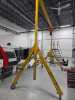 Spanco 1 Ton Portable A-Frame Gantry Crane w/Electric Chain Hoist - 2