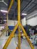 Spanco 1 Ton Portable A-Frame Gantry Crane w/Electric Chain Hoist - 3